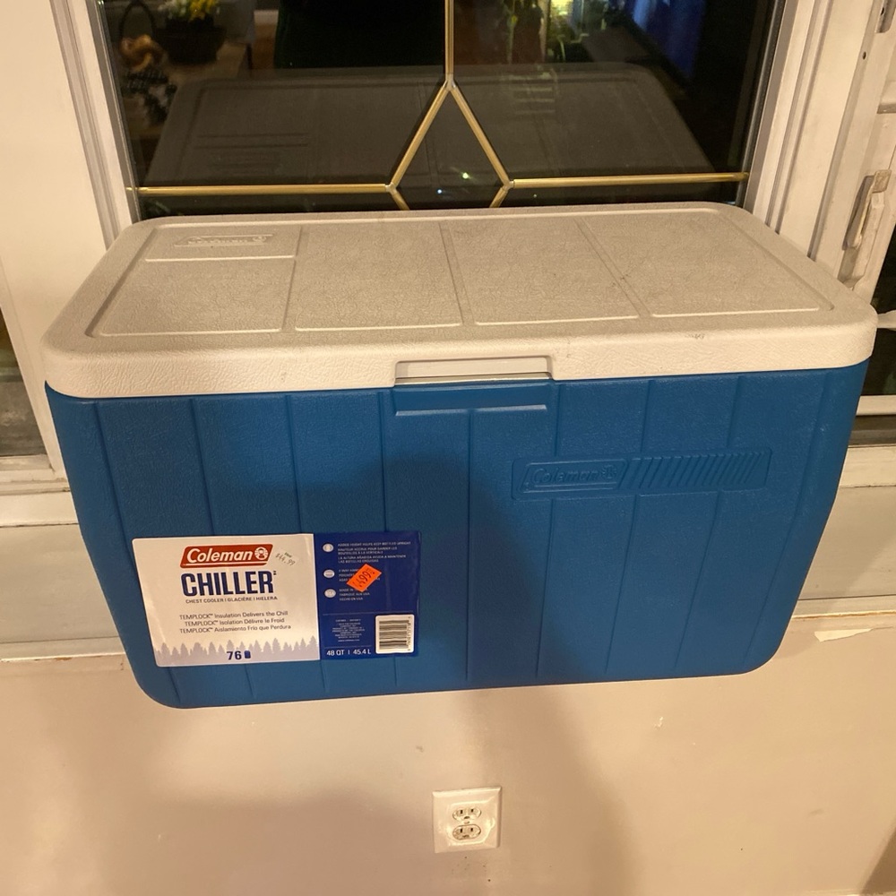Summer & Rose Blue and White Cooler